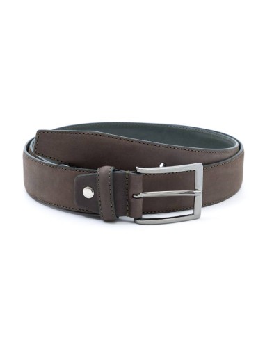 brown nubuck belt B-NOSTI-MARRON