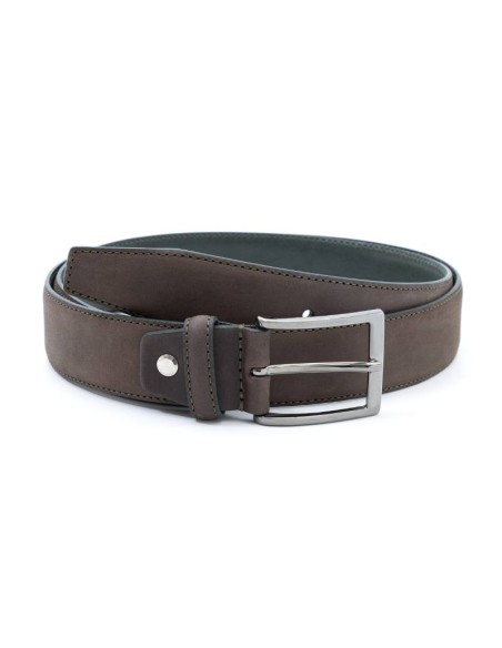 Ceinture nubuck marron B-NOSTI-MARRON