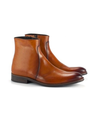 light brown leather boots BOPIMIL-CUERO