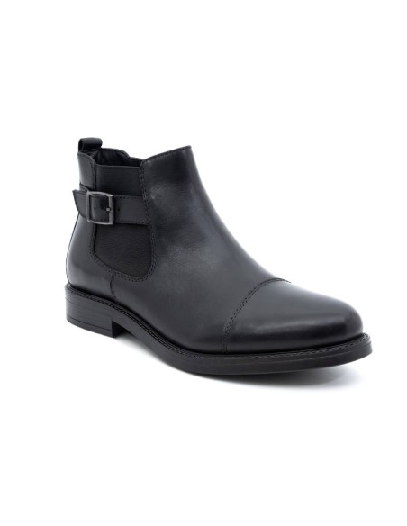 black leather chelsea boots BREMAN-NEGRO