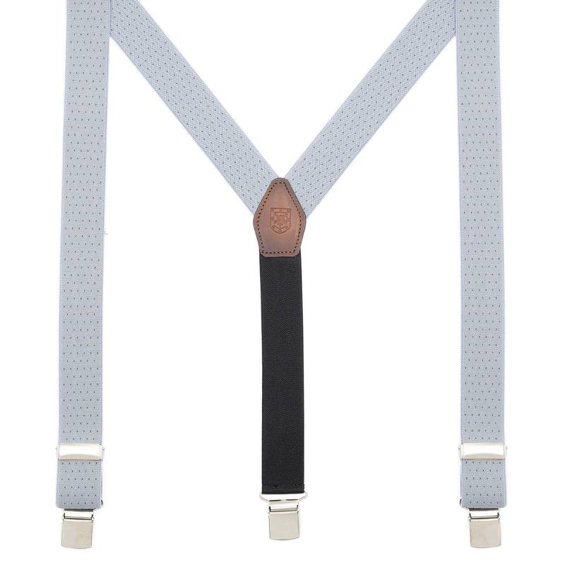 grey elastic braces BR-LAKE-GRIS