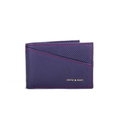 blue leather wallet AC-OR-MEXICO-386-AZUL