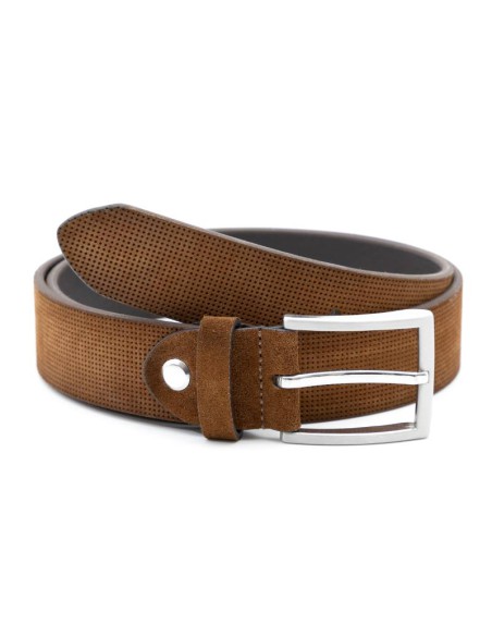 light brown suede belt B-SORTMEN-CUERO