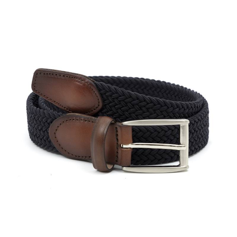 blue braided belt B-TRENTMAN-BOREAL