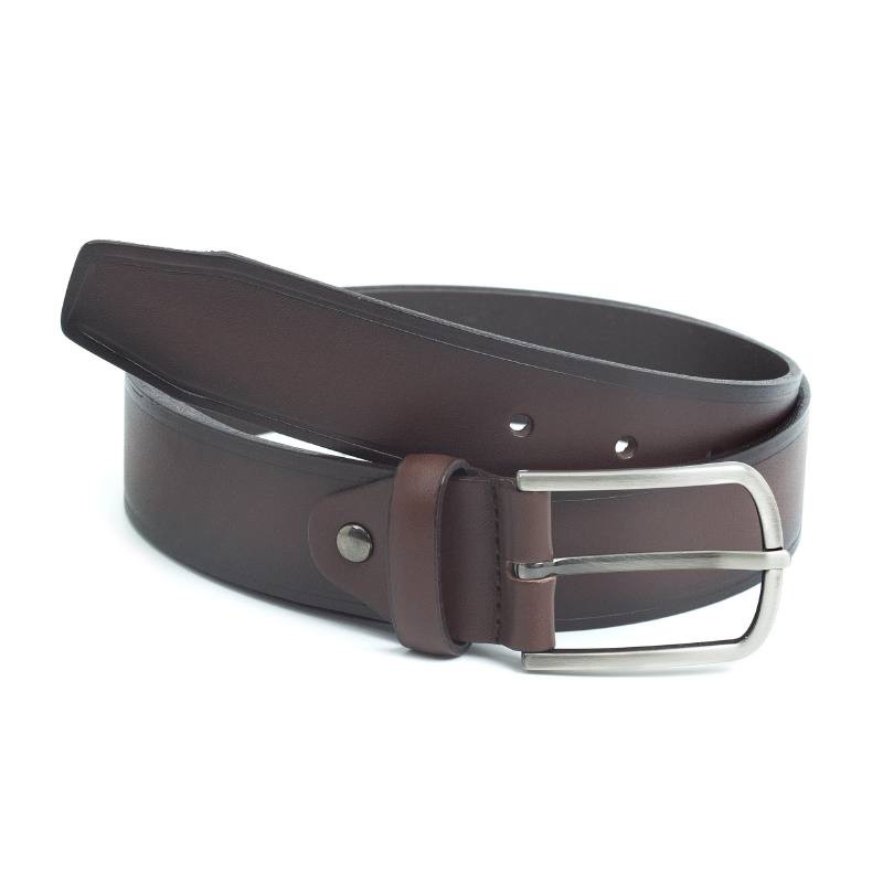 light brown leather belt B-VADAL-CUERO