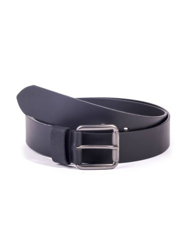 black leather belt B-VAROMAGE-NEGRO