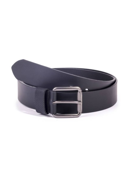 black leather belt B-VIGGO-NEGRO