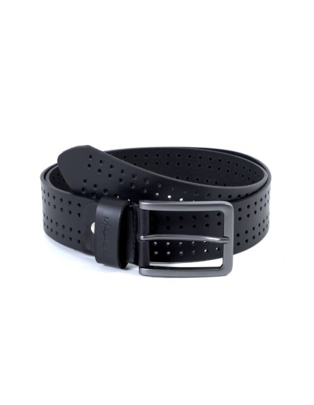 black leather belt B-VIVI-NEGRO