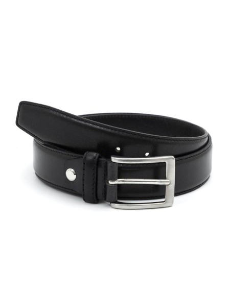 black leather belt B-VORISEN-NEGRO