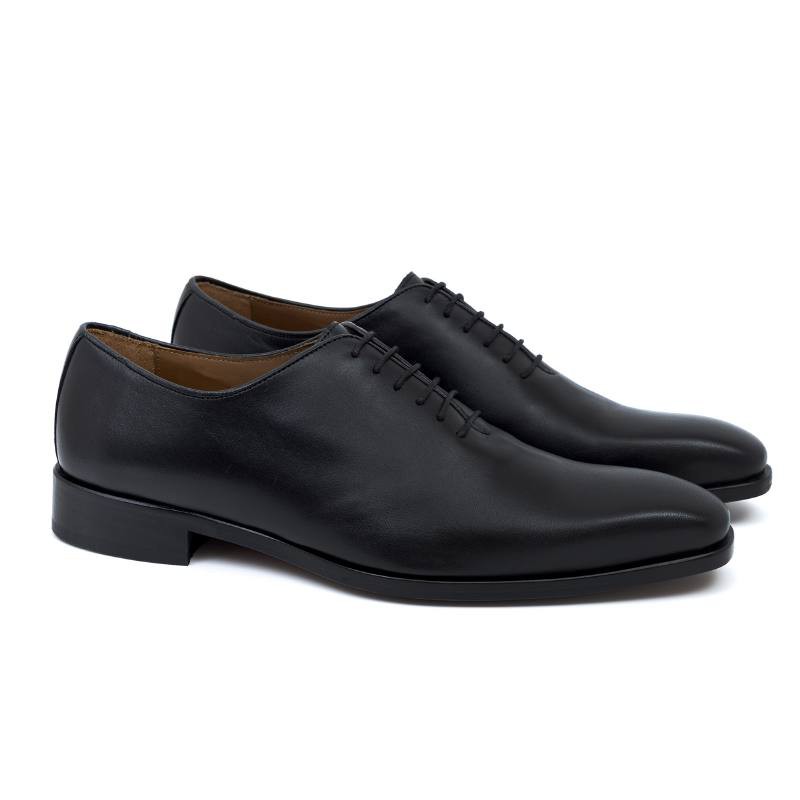 Oxford en cuir noir CARPON-NEGRO