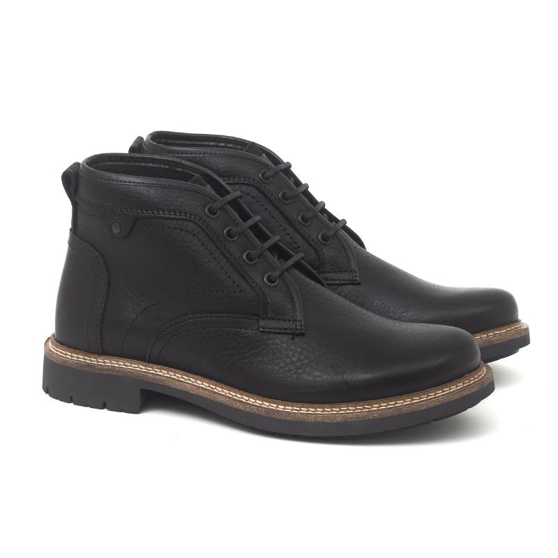 Bottine en cuir noir CLARK-BLACK