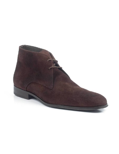 brown suede boots COBERT-MARRON