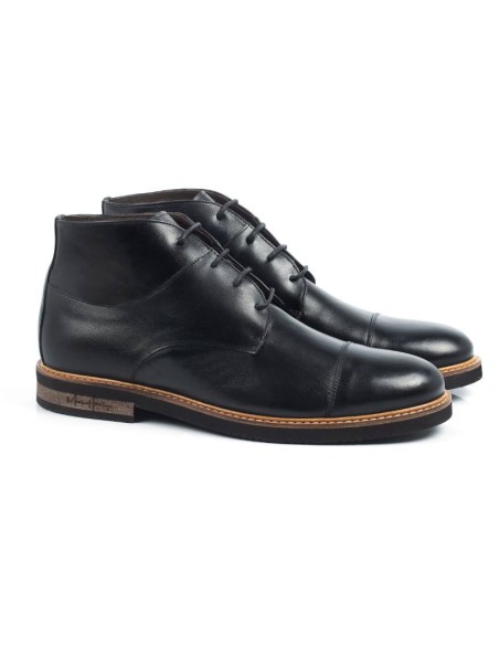 black leather boots COLOSO-NEGRO