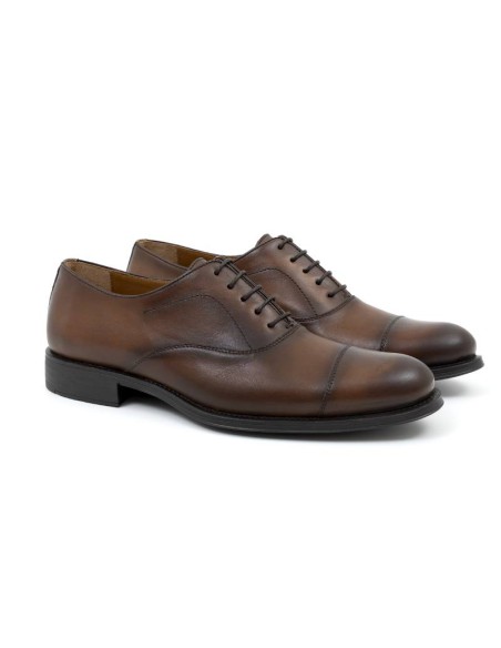 light brown leather oxford shoes COMPIME-CUERO