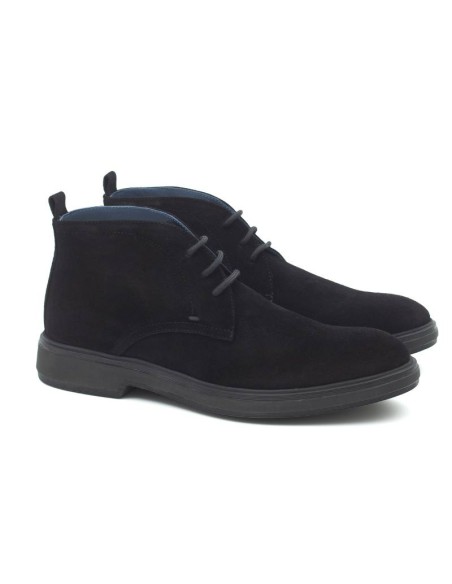 black suede boots CR-22003-NEGRO