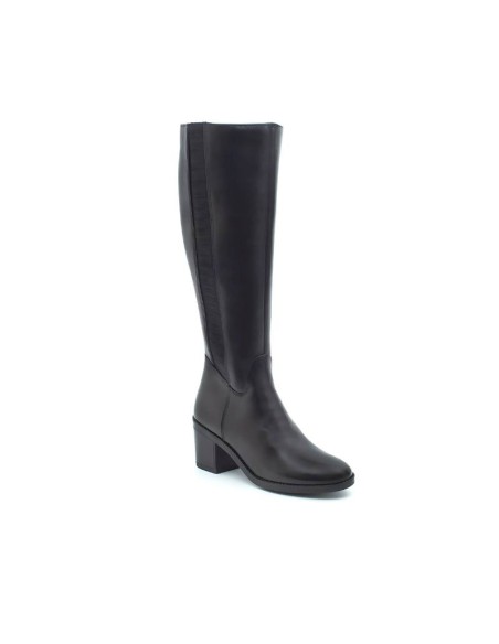 bottes pour femmes en cuir noir W-NADORA-NEGRO