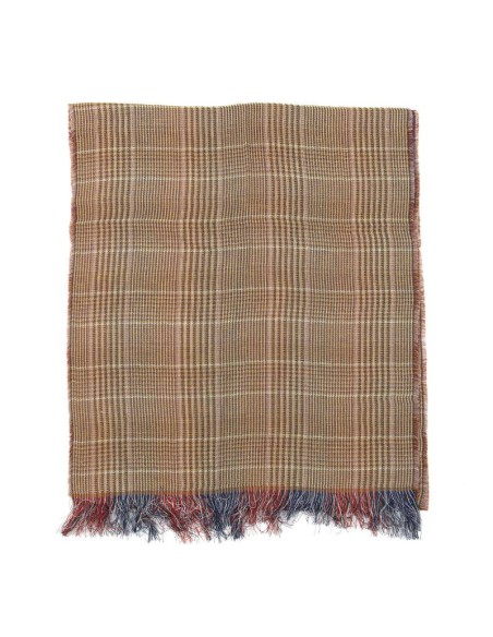 brown combined men's scarf BUF-TOMASO-BROWN