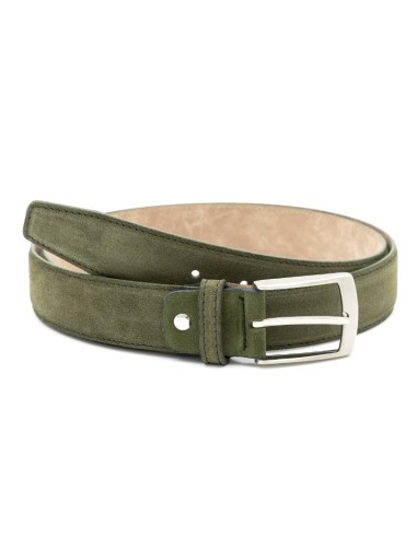 Ceinture suède vert B-SAKMEN-VERDE