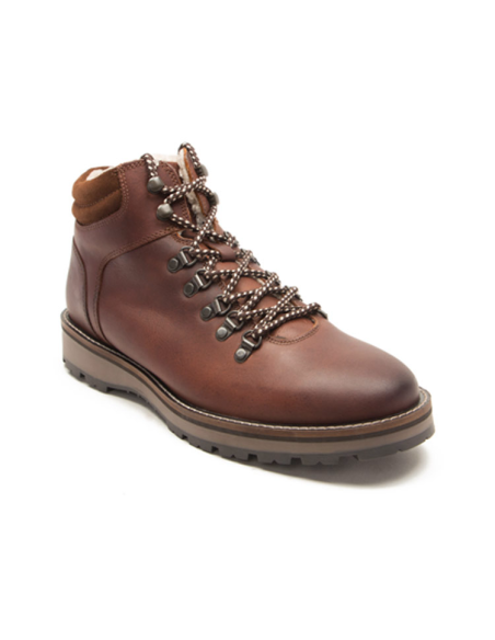 Bottine en cuir marron TRAVER-BROWN