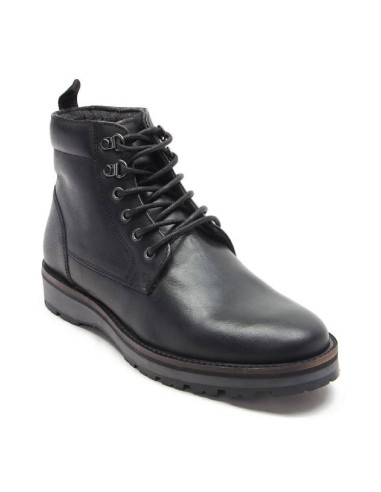 black leather boots TRUMAN-BLACK