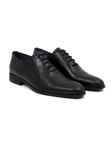 black leather oxford shoes ARMEN-NEGRO