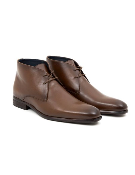 light brown leather boots CRUMENS-CUERO