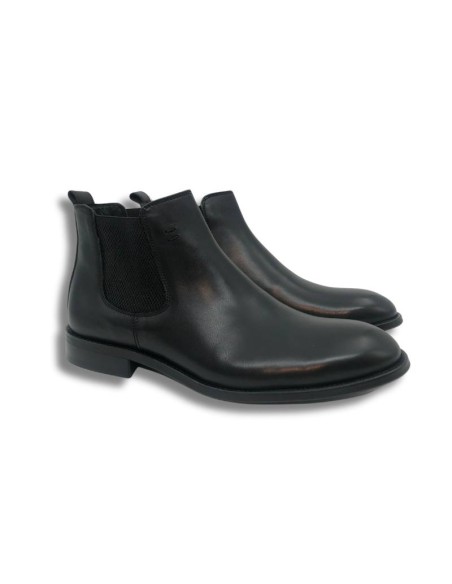 black leather boots NERIT-NEGRO