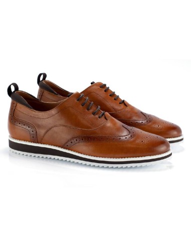 light brown leather oxford shoes DOTMEN-CUERO