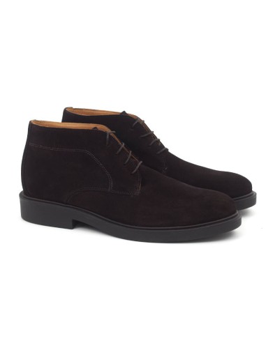 brown suede boots CALIMANS-MARRON