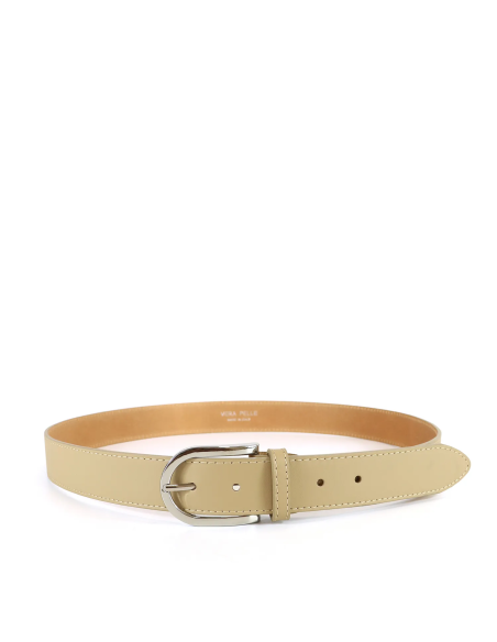 ceinture femme en cuir beige WB-ITARA-BEIGE