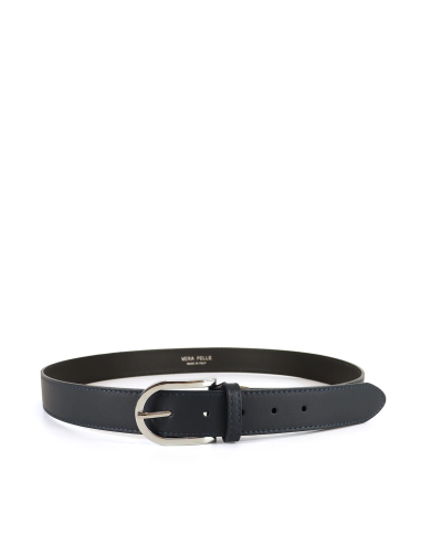 black leather women's belt WB-ITARA-NEGRO