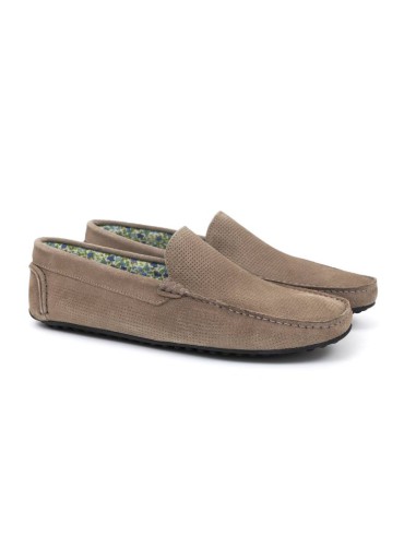 Mocassin suède beige SEMILE-CORDA