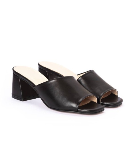 chaussures élégantes pour femmes suède noir W-ACLAUMAN-NEGRO