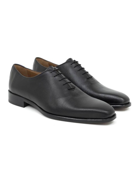 black leather oxford shoes CR-24058-NEGRO