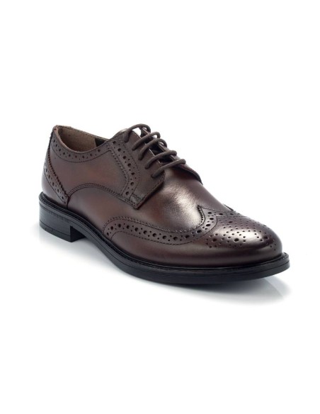 Derby en cuir marron JUREK-BROWN