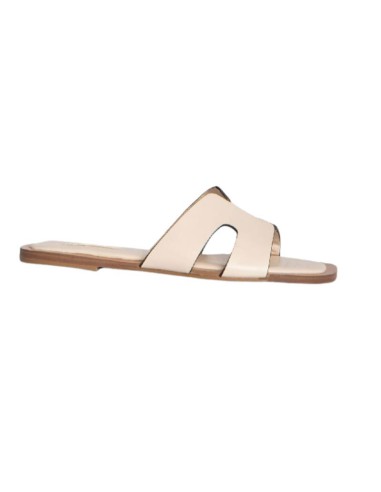 beige solid color women's sandals W-CANDOZ-BEIGE