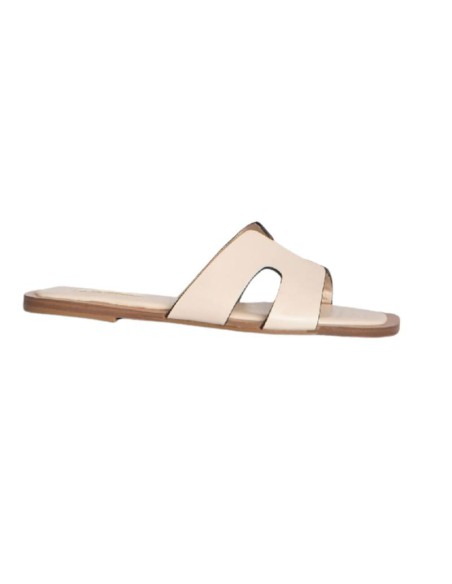 beige solid color women's sandals W-CANDOZ-BEIGE