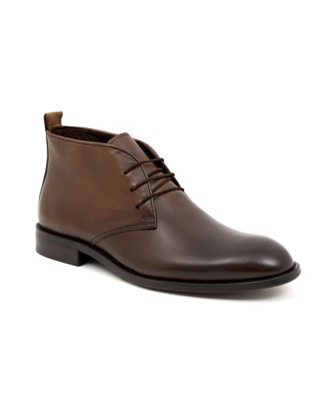light brown leather boots NAFARI-CUERO