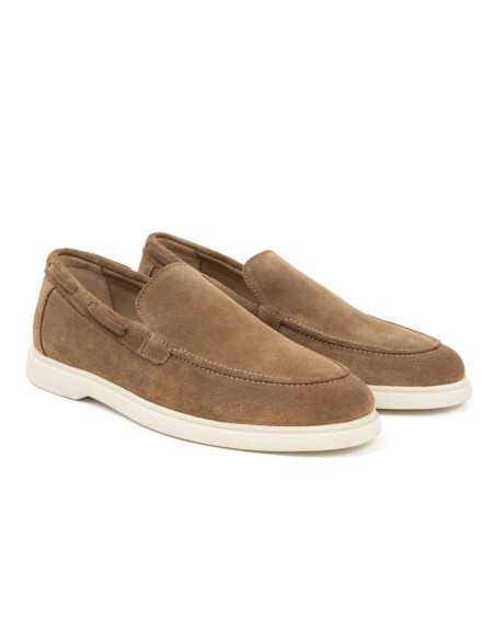 Light Brown suede moccasin