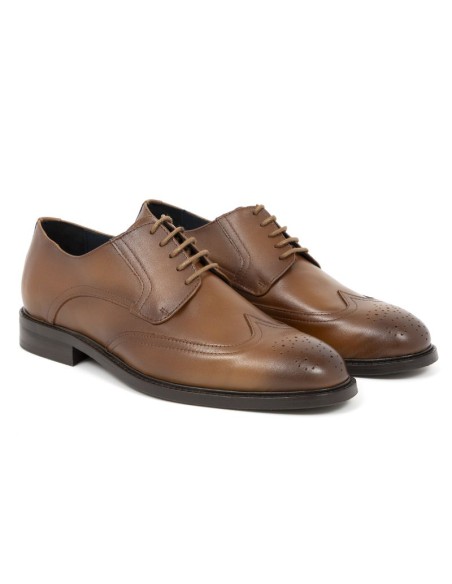 Brown leather Oxford