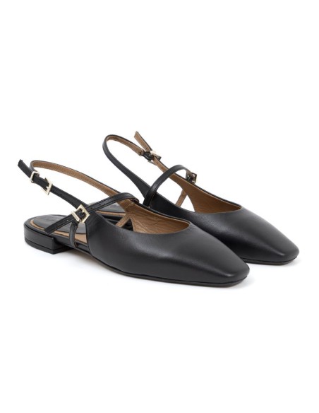 black leather Dressing Shoes W-LUNA-BLACK