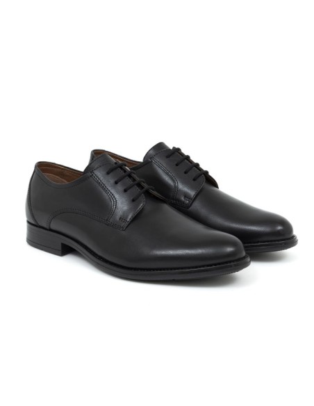 Derby en cuir noir JUBERMAN-BLACK
