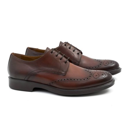 light brown leather derby shoes CRITELI-CUERO