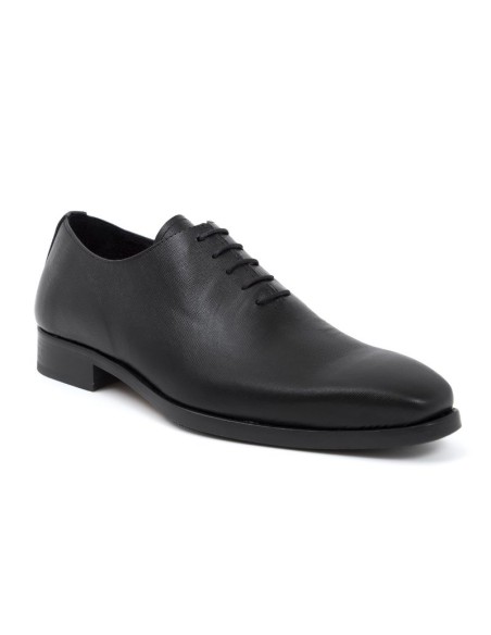 Oxford en cuir noir NATAMIL-NEGRO