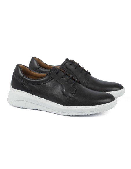 Des sports en cuir gris CRUNCH-GRIS