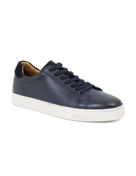 chaussure avec boucle en cuir bleu MICREL-NAVY
