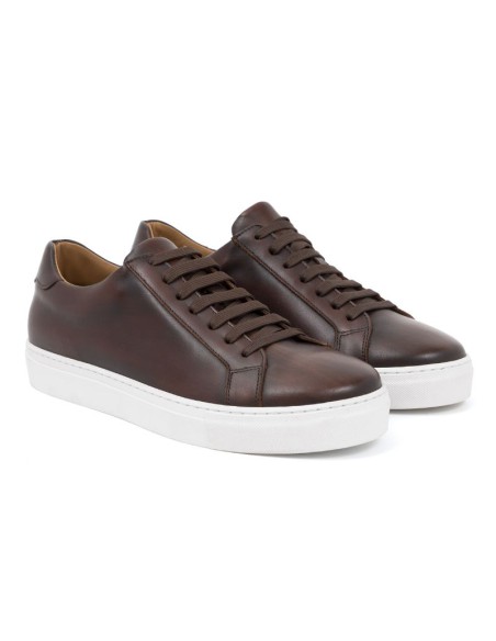 baskets en cuir cuir MILBET-CUERO
