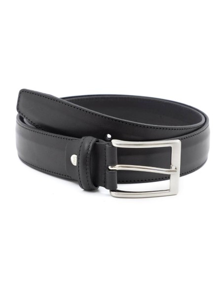 black leather belt B-CORVORI-NEGRO