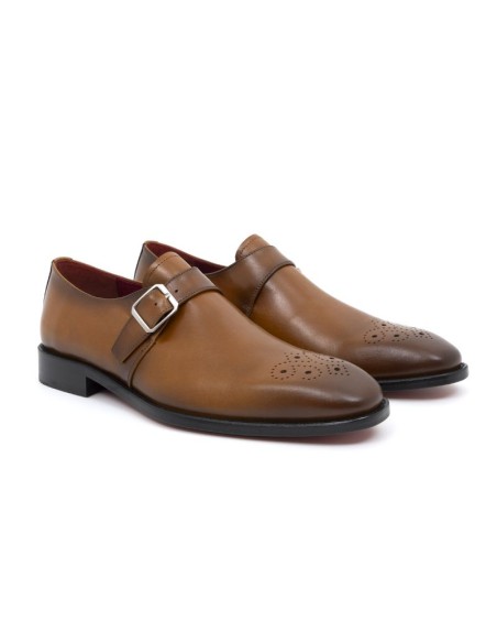 chaussure avec boucle en cuir cuir LUBILLA-BRANDY