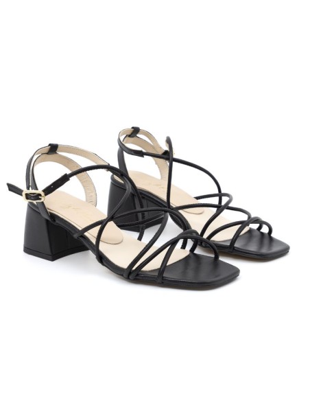 black leather Dressing Shoes W-NICE-BLACK